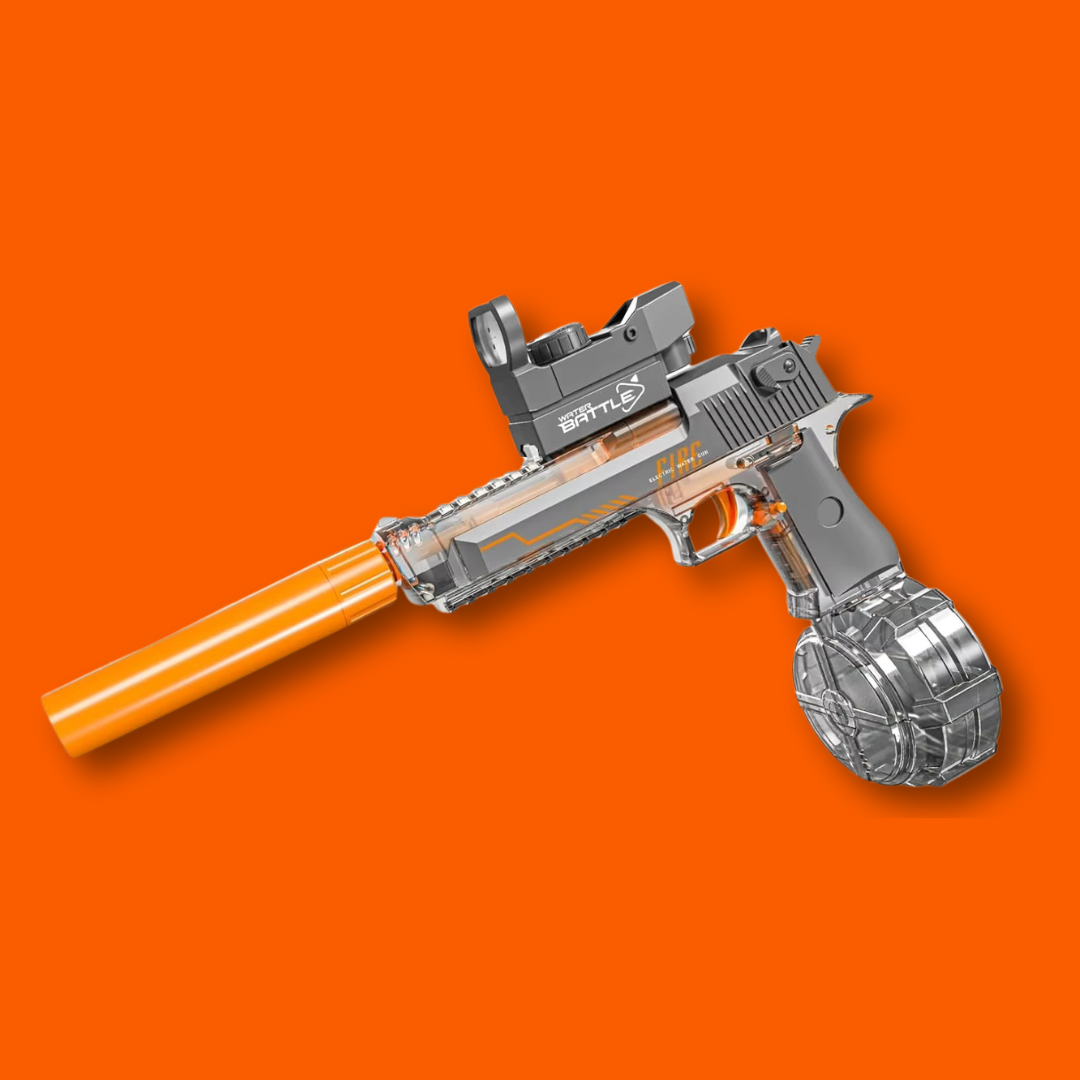 LED PowerBlast Electric Water Gun – Automatic, Rechargeable, Light-Up Muzzle
