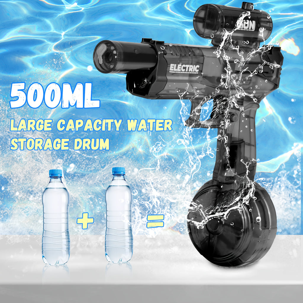 LED Rapid-Fire Water Blaster – Electric, Rechargeable, Long Range