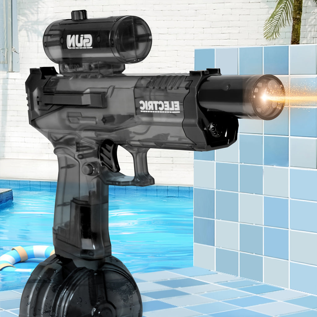 LED Rapid-Fire Water Blaster – Electric, Rechargeable, Long Range