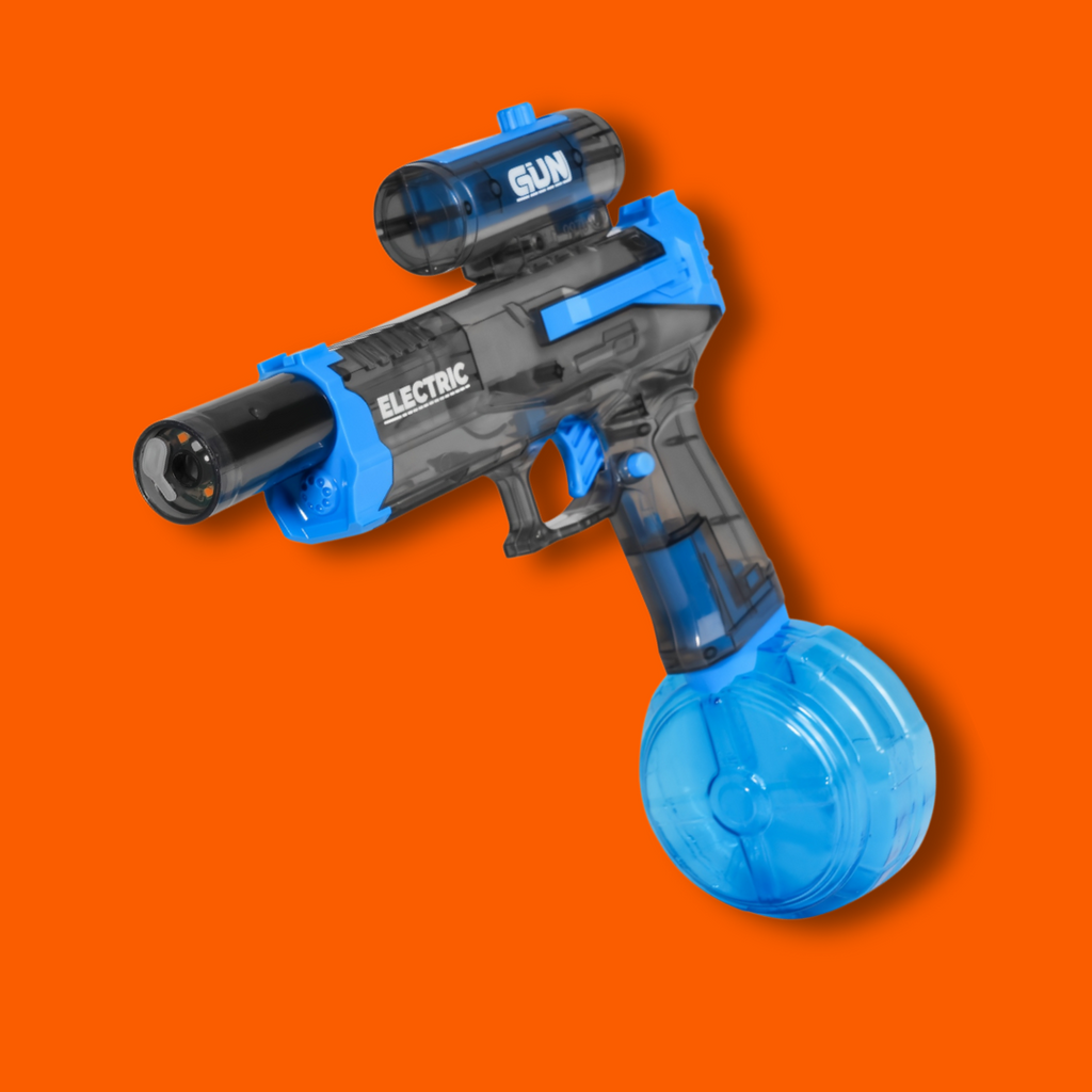 LED Rapid-Fire Water Blaster – Electric, Rechargeable, Long Range